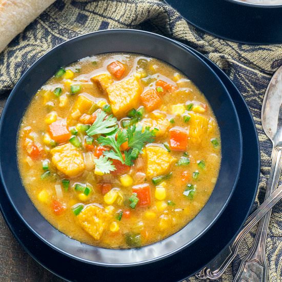 Chipotle Roasted Pumpkin Chowder
