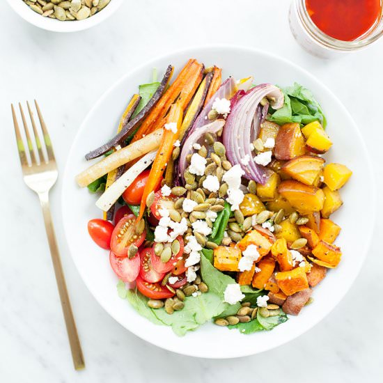 Rainbow Harissa Bowls