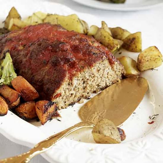 Balsamic Glazed Meatloaf