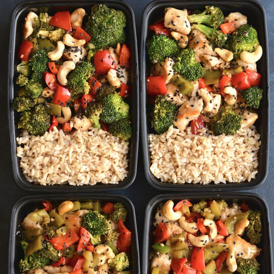 Meal Prep Cashew Chicken