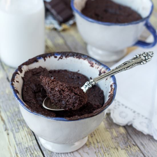 Healthy Brownie Mug Cake