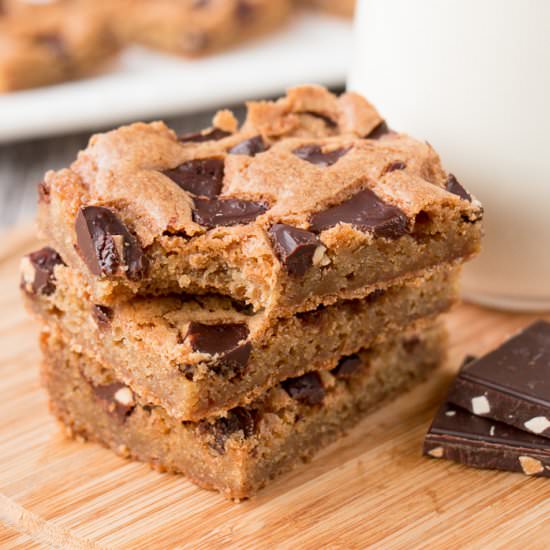 Chocolate Chunk Cookie Bars