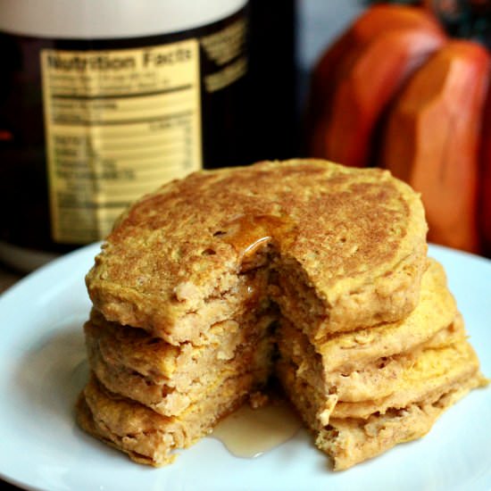 Whole Wheat Pumpkin Panckes