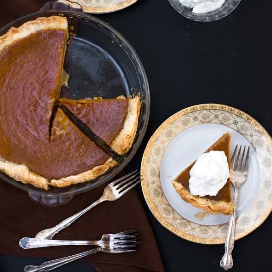 Healthy Pumpkin Pie