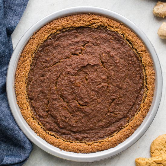 Gingersnap Pumpkin Pie