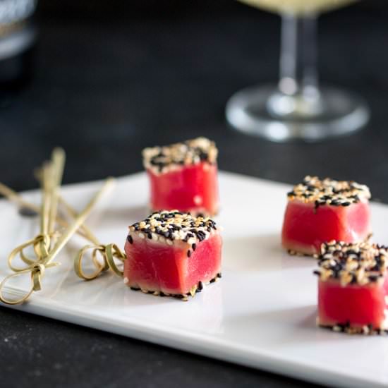 Seared Sesame Tuna Bites