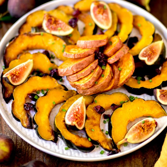 Roasted Sweet Potatoes & Squash