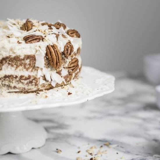 Paleo Coconut & Carrot Layer Cake