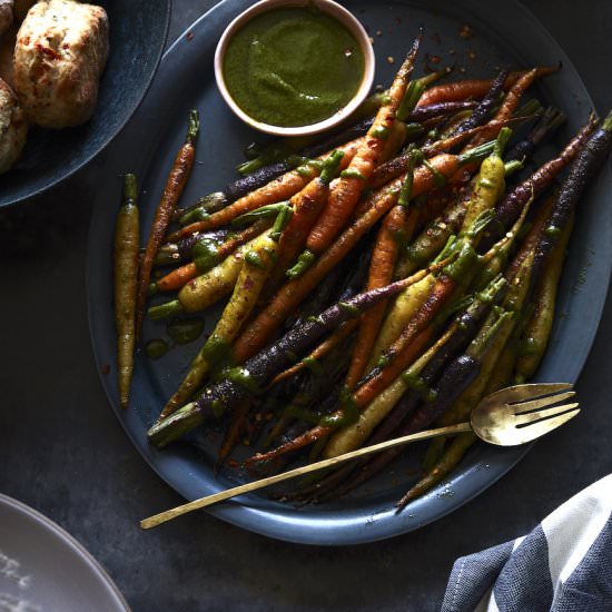 Charred Carrots with Herbs