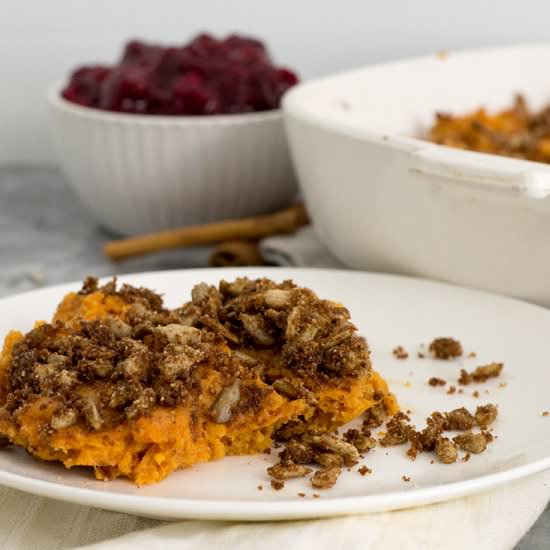 Healthy Sweet Potato Casserole