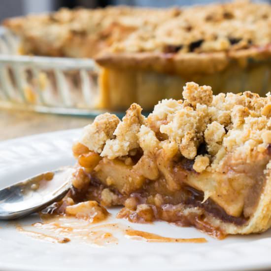 Apple Crumble Pie Recipe (Milopita)