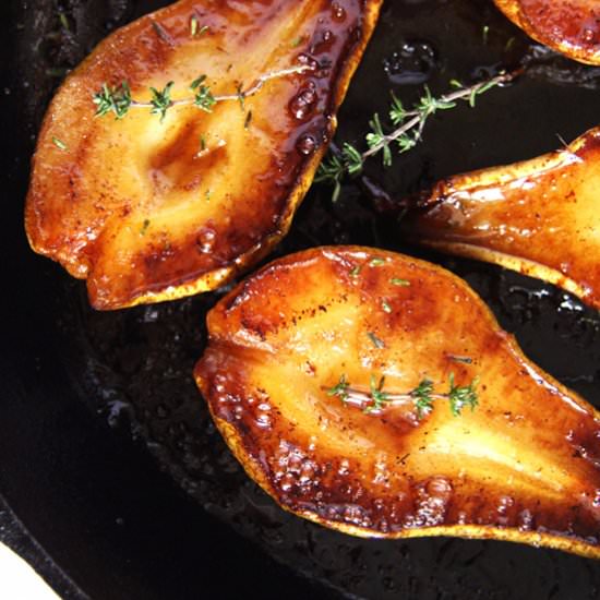 Easy Roasted Pears with Honey