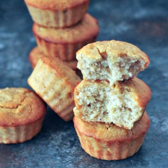 Easy Peanut Butter Banana Muffins