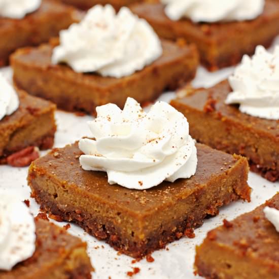 Pumpkin Pie Bars