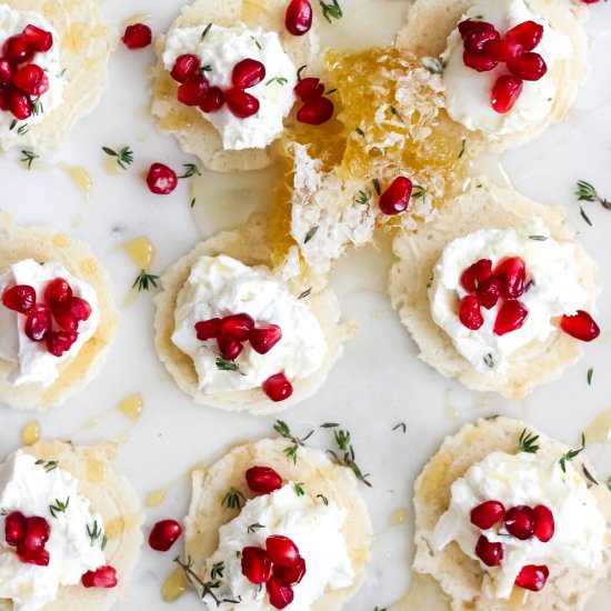Whipped Goat Cheese Bites
