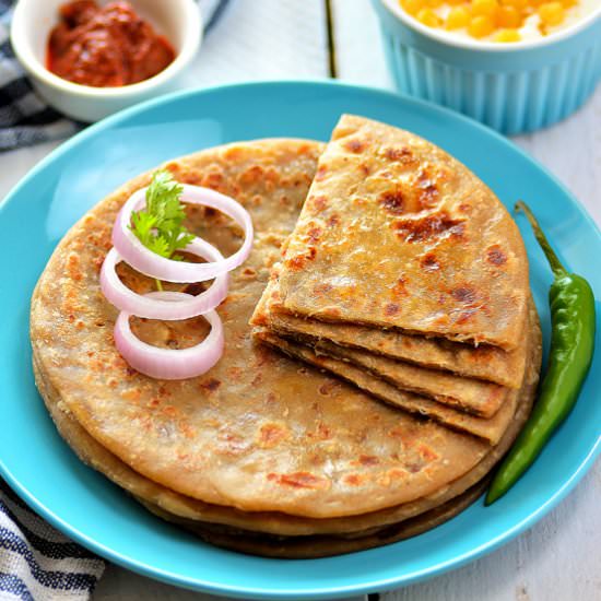 Punjabi Aloo Paratha Recipe