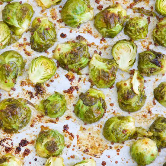 Honey Mustard Brussel Sprouts