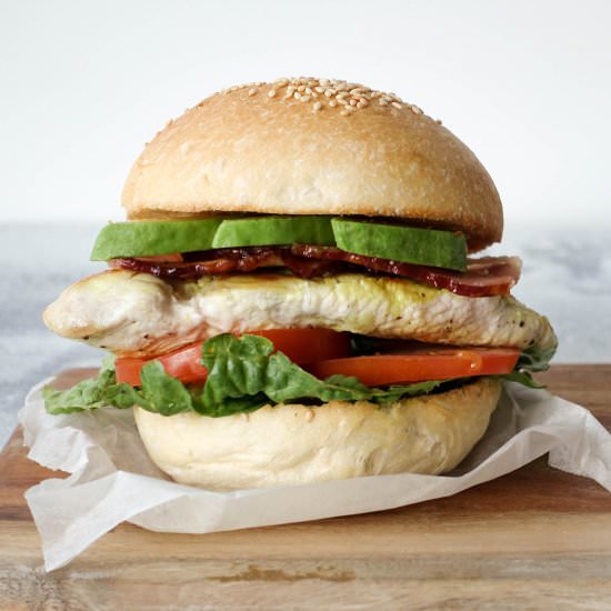 Chicken Club Burger