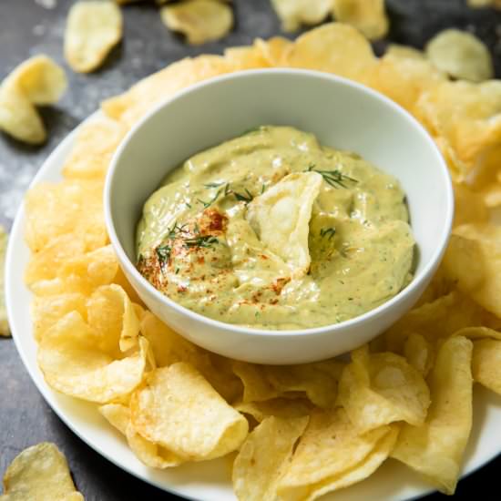Healthy Avocado Ranch Dip