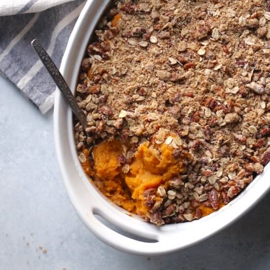 Vegan Sweet Potato Casserole