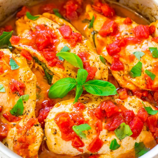 Caprese Stuffed Chicken