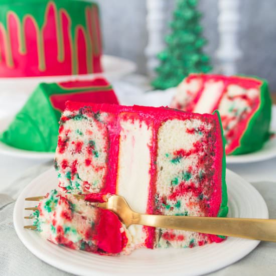 Funfetti Cheesecake Layer Cake