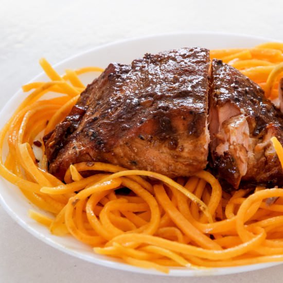 Salmon with Orange Ginger Sauce