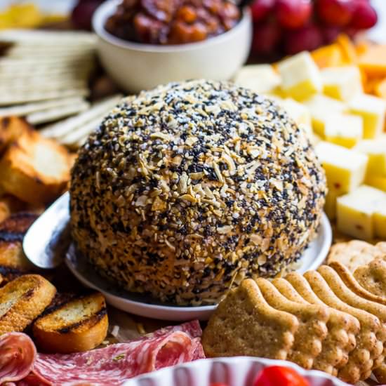 Everything Cheddar Cheese Ball