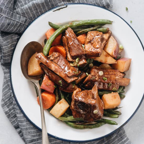 Mom’s Best Braised Pork Ribs (红烧排骨)