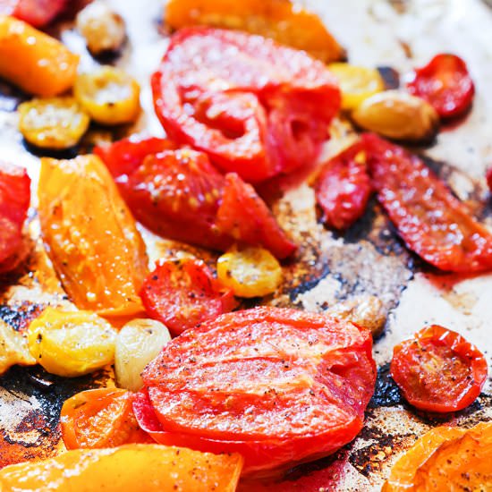 Roasted Tomatoes with Garlic