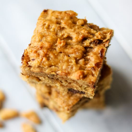 Peanut Butter Banana Bars