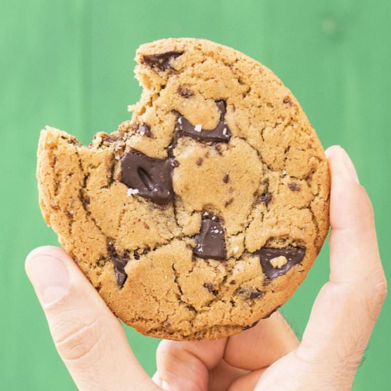 Tahini/Olive Oil Choc Chunk Cookies