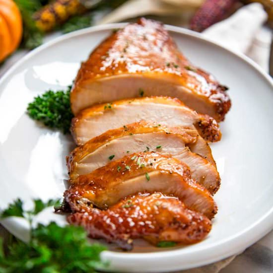Maple Glazed Turkey for Two
