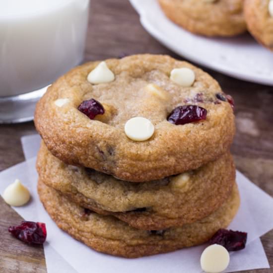 Cranberry White Chocolate Cookies