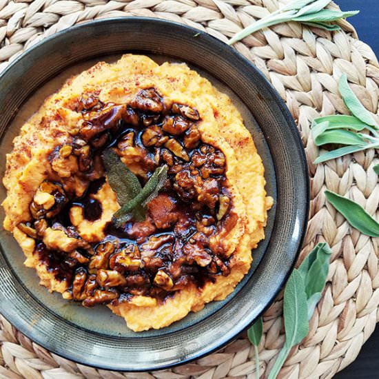 Brown Butter Mashed Sweet Potatoes