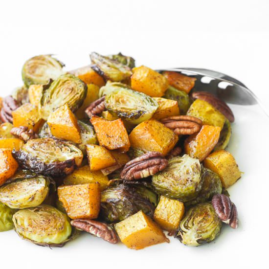 Brussels Sprouts and Squash