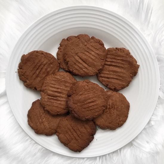 Peanut Butter Chocolate Biscuits