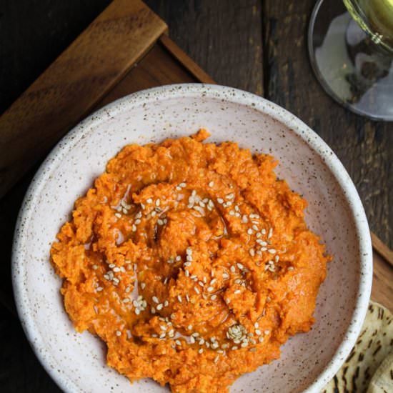 Morroccan Dinner: Spiced Carrot Dip