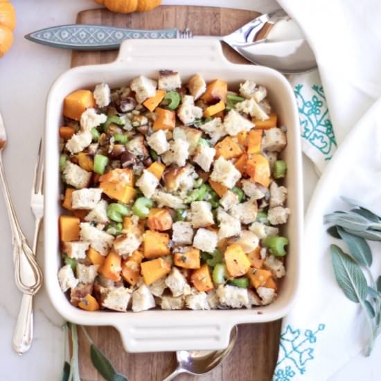 Vegetarian Butternut Squash Stuffin