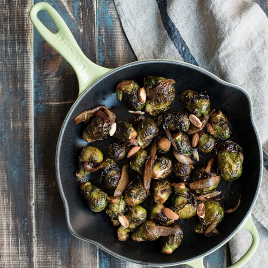 Apple Cider Brussels Sprouts