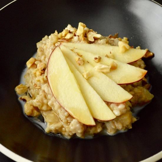 Apple Maple Steel Cut Oats