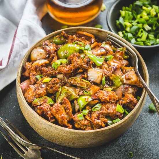 Indo Chinese Chilli Chicken Dry
