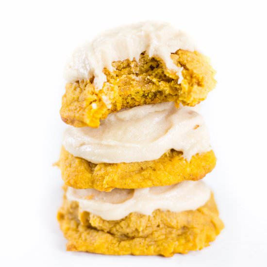Gluten Free Soft Pumpkin Cookies