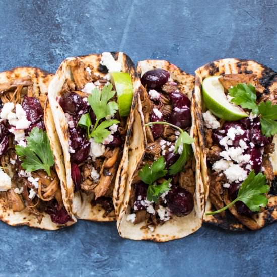 Cherry Chicken Tacos