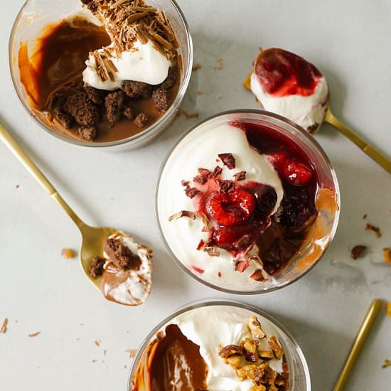 Chocolate Budino: Three Ways