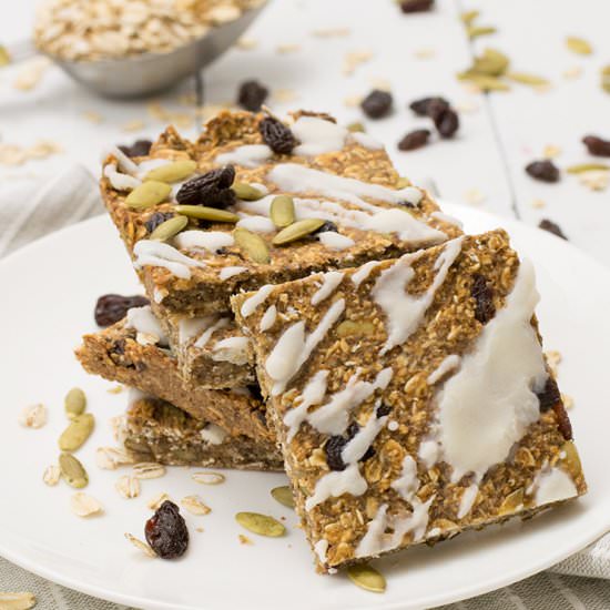 Cinnamon Raisin Oatmeal Protein Bar