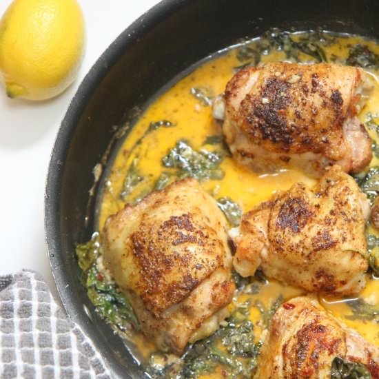 Lemon Spinach Chicken