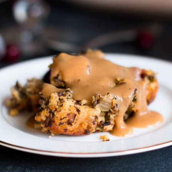 Cornbread Cranberry Veggie Stuffing