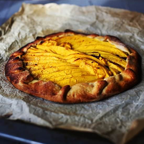 Mango Nutella Pie Galette