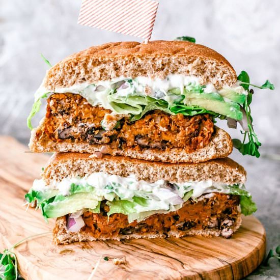 Sweet Potato Quinoa Burger